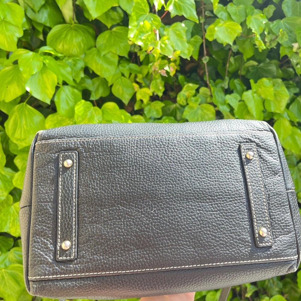 Dooney & Bourke Black GENUINE Pebbled Leather Dillen Women's Bag - Picture 8 of 16